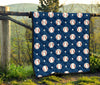 Baseball Star Pattern Print Quilt-grizzshop