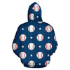 Baseball Star Pattern Print Women Men Pullover Hoodie-grizzshop