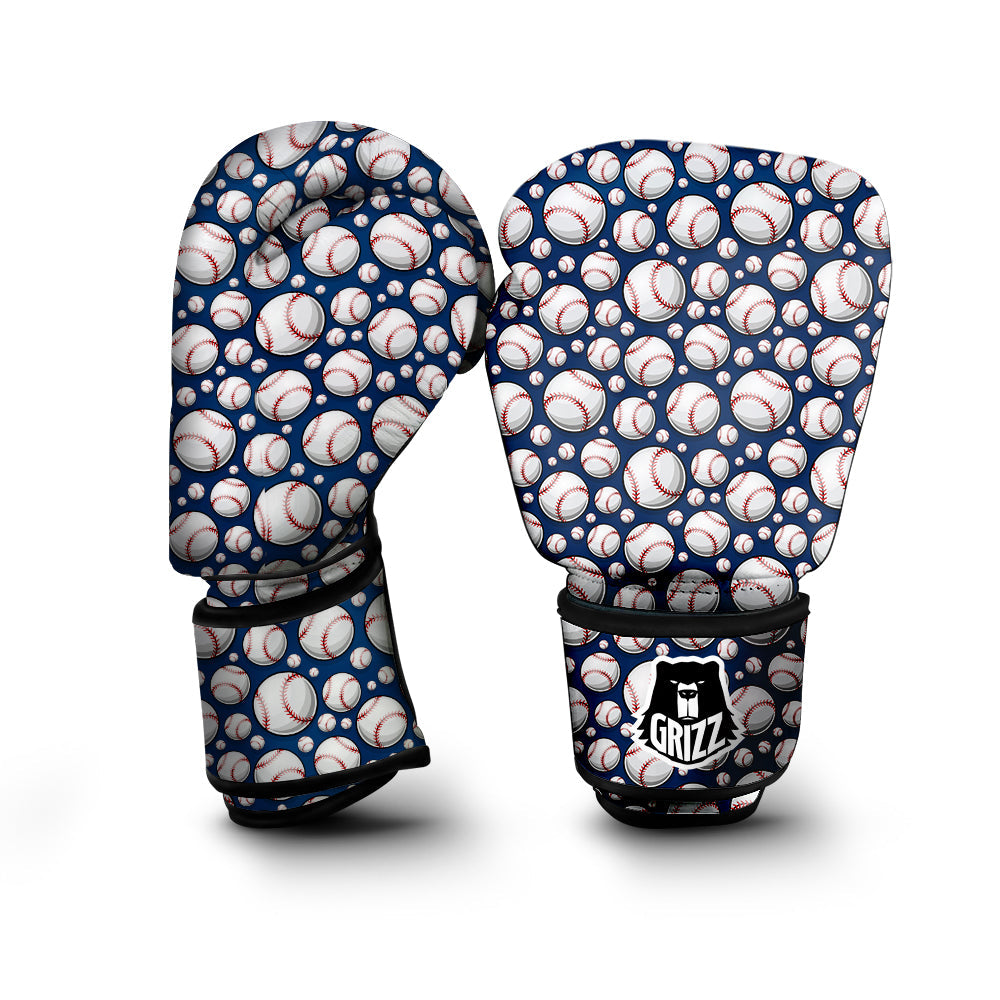 Baseballs Print Pattern Boxing Gloves-grizzshop