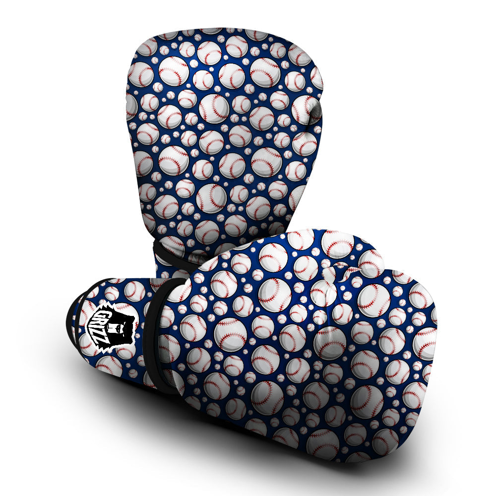 Baseballs Print Pattern Boxing Gloves-grizzshop