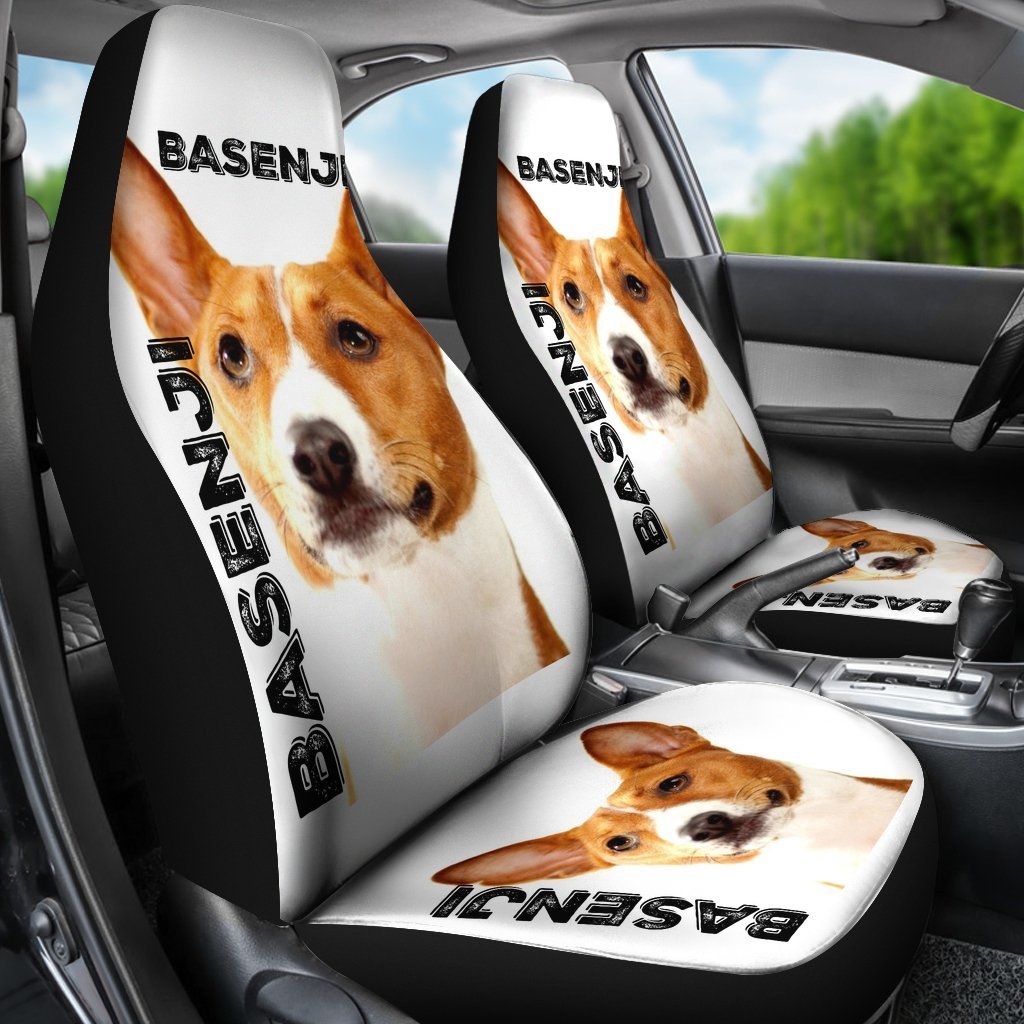 Basenji Face Lovers Universal Fit Car Seat Covers-grizzshop