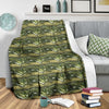 Bass Fishing Bait Pattern Print Blanket-grizzshop