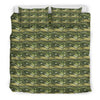 Bass Fishing Bait Pattern Print Duvet Cover Bedding Set-grizzshop