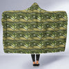 Bass Fishing Bait Pattern Print Hooded Blanket-grizzshop