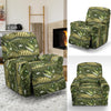 Bass Fishing Bait Pattern Print Recliner Cover-grizzshop