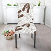 Basset Hound Dog Pattern Print Chair Cover-grizzshop