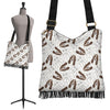 Basset Hound Dog Pattern Print Crossbody Bags-grizzshop