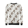 Basset Hound Dog Pattern Print Women Crewneck Sweatshirt-grizzshop