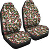 Basset Hound Floral Universal Fit Car Seat Covers-grizzshop