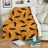 Bat Halloween Pattern Print Blanket-grizzshop