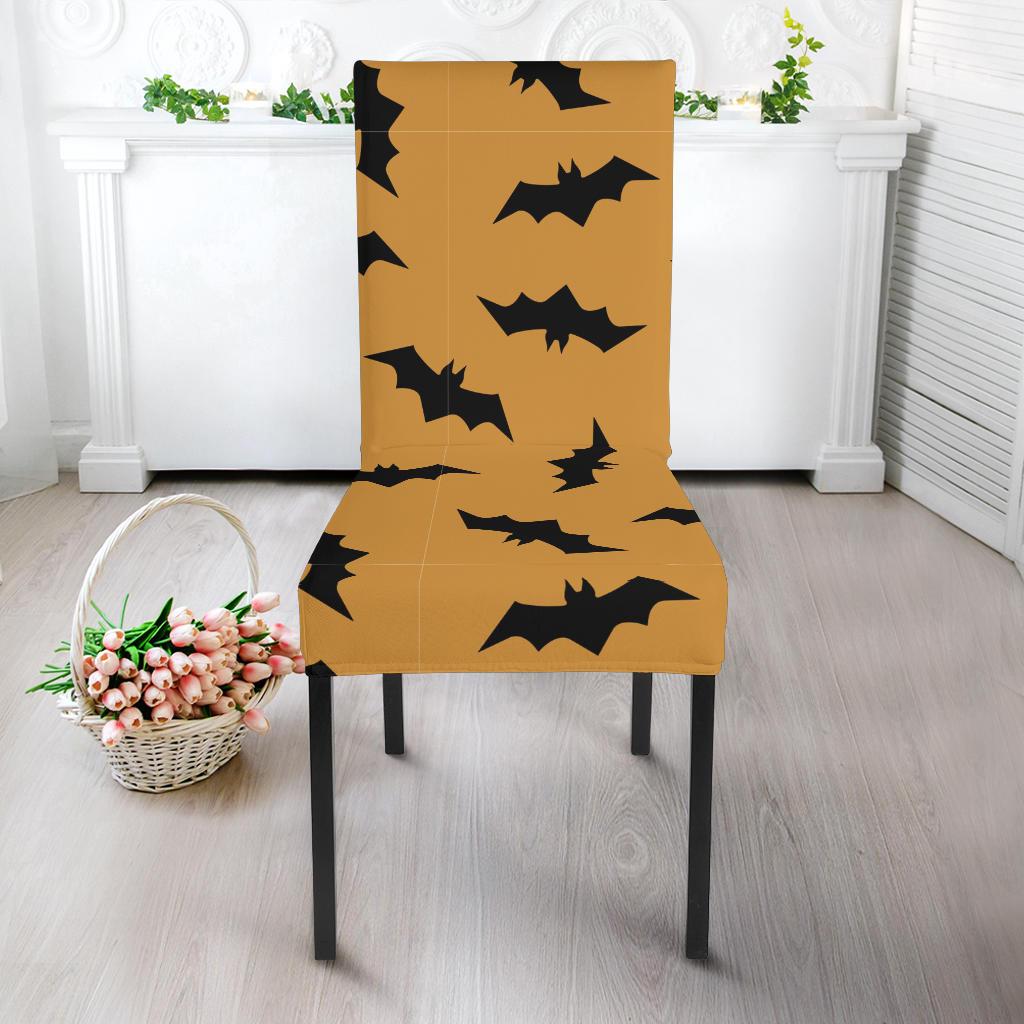 Bat Halloween Pattern Print Chair Cover-grizzshop