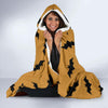 Bat Halloween Pattern Print Hooded Blanket-grizzshop