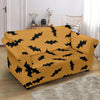 Bat Halloween Pattern Print Loveseat Cover-grizzshop