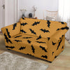 Bat Halloween Pattern Print Loveseat Cover-grizzshop