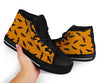 Bat Halloween Pattern Print Men Women's High Top Shoes-grizzshop