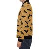 Bat Halloween Pattern Print Men's Bomber Jacket-grizzshop