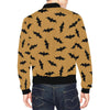 Bat Halloween Pattern Print Men's Bomber Jacket-grizzshop