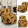 Bat Halloween Pattern Print Recliner Cover-grizzshop