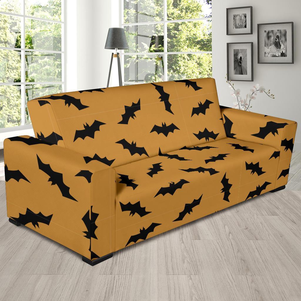 Bat Halloween Pattern Print Sofa Covers-grizzshop