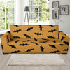 Bat Halloween Pattern Print Sofa Covers-grizzshop