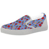 Baubles Christmas Print Pattern White Slip On Shoes-grizzshop