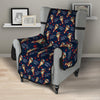 Be My Valentine Floral Print Pattern Armchair Protector-grizzshop