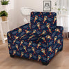 Be My Valentine Floral Print Pattern Armchair Slipcover-grizzshop