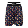 Be My Valentine Floral Print Pattern Boxing Shorts-grizzshop