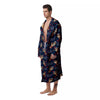 Be My Valentine Floral Print Pattern Men's Robe-grizzshop