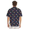 Be My Valentine Floral Print Pattern Men's Short Sleeve Shirts-grizzshop