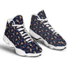 Be My Valentine Floral Print Pattern White Basketball Shoes-grizzshop