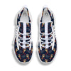 Be My Valentine Floral Print Pattern White Gym Shoes-grizzshop