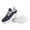 Be My Valentine Floral Print Pattern White Running Shoes-grizzshop