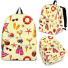 Beach Pattern Print Backpack-grizzshop