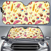 Beach Pattern Print Car Sun Shade-grizzshop