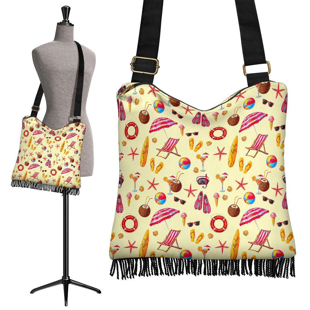 Beach Pattern Print Crossbody bags-grizzshop