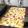 Beach Pattern Print Floor Mat-grizzshop