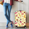 Beach Pattern Print Luggage Cover Protector-grizzshop