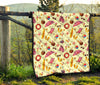 Beach Pattern Print Quilt-grizzshop