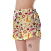 Beach Pattern Print Women's Shorts-grizzshop