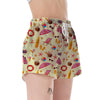 Beach Pattern Print Women's Shorts-grizzshop