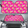 Beach Pink Pattern Print Car Sun Shade-grizzshop