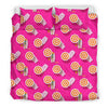 Beach Pink Pattern Print Duvet Cover Bedding Set-grizzshop