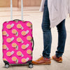 Beach Pink Pattern Print Luggage Cover Protector-grizzshop