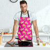 Beach Pink Pattern Print Men's Apron-grizzshop