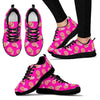 Beach Pink Pattern Print Sneaker Shoes For Men Women-grizzshop