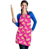 Beach Pink Pattern Print Women's Apron-grizzshop