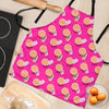 Beach Pink Pattern Print Women's Apron-grizzshop