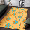 Beach Print Pattern Floor Mat-grizzshop