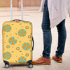 Beach Print Pattern Luggage Cover Protector-grizzshop